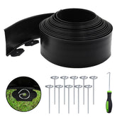 LOLEDE front packaging showing 33FT kit and included stakes benefits tidy installs