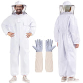 LONGADS front view of full-body bee suit showing full coverage and protection