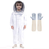 LONGADS kid bee suit front view showing full coverage and protection