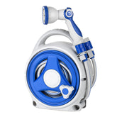 LONGTIANYUE front view of compact retractable hose reel for tidy storage