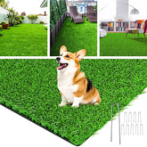 LOOBANI front view of 5x10ft roll showing turf benefits