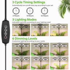 LORDEM flexible gooseneck detail illustrating easy directional adjustment for plants