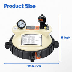 LOTMOVE pressure gauge closeup displaying clear readings for safer monitoring
