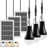 LOTOFIT three-light pack front view showing compact portable solar lamps for quick setup