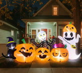 LOYO front view of inflatable crew showing characters and curb appeal
