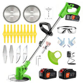 LPFGSLF weed wacker front view showing compact cordless design and portability