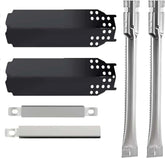 LS'BABQ complete replacement kit front view showing burners and plates improves grill performance