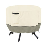 LSongSKY front view of round table cover protecting patio table