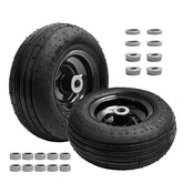 LTNICER front view of tire and wheel assembly showing ready-to-install benefit