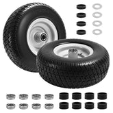 LTNICER front view wheel assembled showing durable construction and maintenance-free benefit