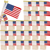 Luces front packaging showing 500 flags bulk pack and value