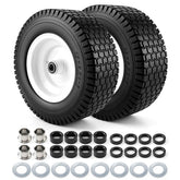 Lucky Seven front view of full 13x5.00-6 wheel showing ready-to-install benefit
