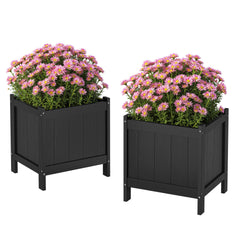 LUE BONA front view of planter set showing clean silhouette and curb appeal