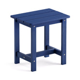 LUE BONA front view navy side table showing compact durable design and curb appeal