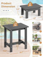 LUE BONA nested combo demonstrating space-saving stacked side table and footstool