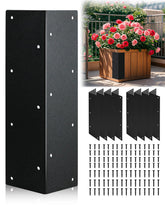 Lumlazni front view of 8-piece bracket pack showing durable finish and fit
