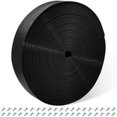 Lumpro black strap roll front view showing neat packaging and ready-to-use material