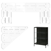 LUVCOSY installed shelf front view showing clear display and neat organization