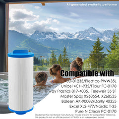 LVJUSEN cartridge installed in spa housing restoring clean water flow