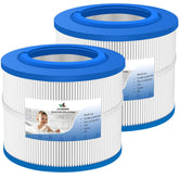 LVJUSEN two-pack front view showing replacement filters and clear labeling benefit quick swap