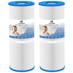 LVJUSEN filter front view showing fit and clear labeling for easy replacement