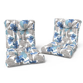 LVTXIII front view of Clemens Noir Blue cushions shows color and complete pair, inviting comfort