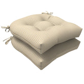 LVTXIII front view showing stripe beige cushions and neat packaging benefit comfort