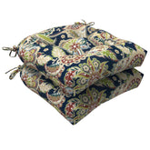 LVTXIII front view of both paisley cushions showing decorative pattern and comfort