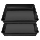 LWALRS front view of square plant saucer showing full footprint and protection