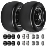 Lwlaboc front view wheel assembly showing clean fit and easy install benefit