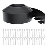 LXVOOEE front packaging showing 4-inch 40ft roll and 50 spikes, easy setup