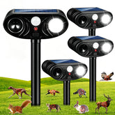 Lycxbfjia front view showing compact repeller protecting yard