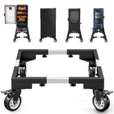 LYUND front view of all-steel smoker stand showing sturdy frame and modern finish for stability