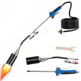 LZONEY front view of torch kit showing durable build and complete accessories for reliability