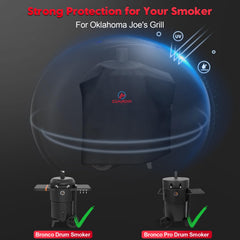 M COMNOVA OUTDOORS Velcro and drawstring detail secures cover in wind