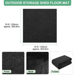 M METERXITY underside waterproof PE backing blocking liquids from floor