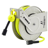 M MINGLE front view showing compact reel and tidy storage benefit