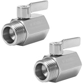 M MINGLE front view pair showing durable stainless steel construction and easy identification