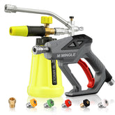 M MINGLE pressure washer gun front view showing robust build and performance