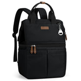 Maelstrom front view of cooler backpack showing organized storage and style