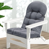 MAGIC ELEPHANT front view of gray high-back cushion showing plush comfort