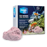 Magic Tank Rock front packaging showing product and benefits for clearer water