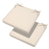 Magpie Fabrics front view of beige two-pack showing neat fit and durable cover