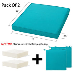 Magpie Fabrics side profile displays 2.5-inch foam thickness for steady seating