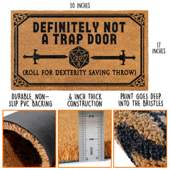 MAINEVENT close-up of coir texture displaying dense fibers benefit: scrapes dirt cleanly