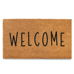 MAINEVENT front view welcome mat showing design and curb appeal