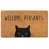 MAINEVENT welcome peasants front view showing bold cat design and clear message