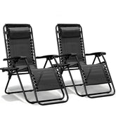 MAKE CHANGES front view of two chairs showing compact portability and setup ease