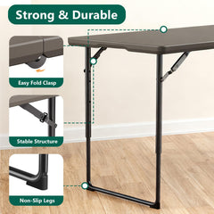 MAKE CHANGES compact folded profile demonstrating easy storage benefit