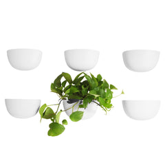 Make Good Virgo front view showing six shell-white planters and clean design benefit